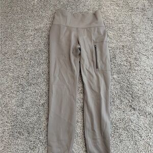 Vuori Taupe High-Rise Leggings